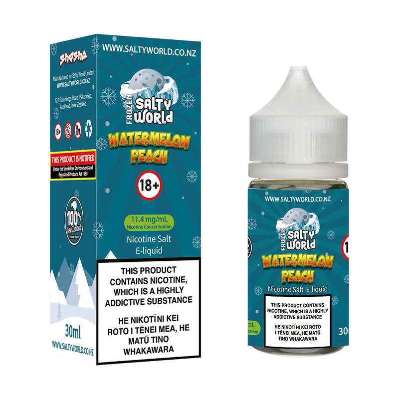Watermelon Peach Nicotine Salt E-liquid